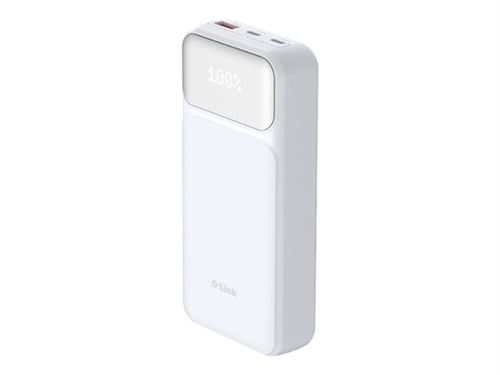 D-Link Dpp-201 - Banque D'Alimentation - 20000 Mah - 65 Watt - Pd 3.0, Qc 3.0, Pd 2.0, Qc 2.0 - 3 Connecteurs De Sortie (Usb Type A, 2 X Usb-C)