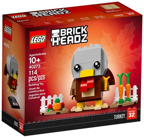 LEGO® BrickHeadz™ 40273 La dinde de Thanksgiving