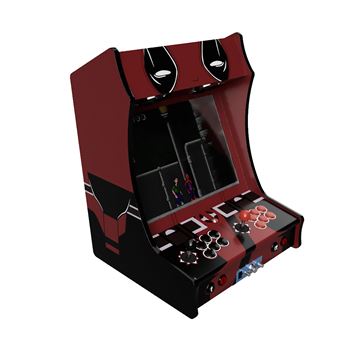Fabulous Arcade - Borne Arcade Format Bartop Ecran 19 Haut de Gamme Joystiks Boutons SANWA Modéle BOX DEADPOOL - 1