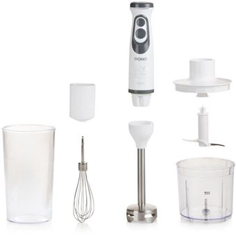 Mixeur Plongeant Tristar MX-4851 - 350W, Set Complet Avec Hachoir, Fouet Et Gobelet - Blanc