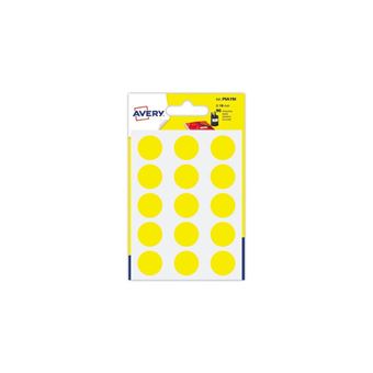 Avery PSA15R Etui de 168 Pastilles diamètre 15 mm A6 Rouge