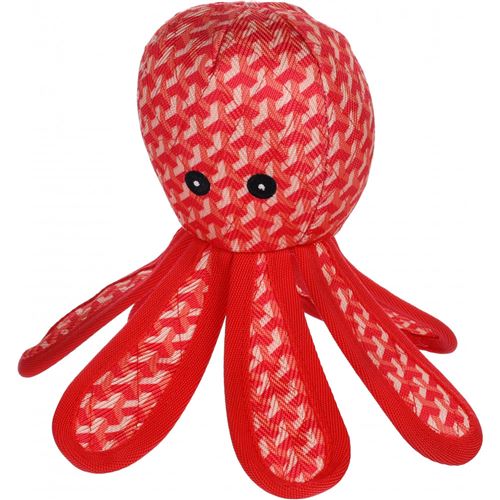 Jouet Strong Stuff Poulpe rouge 23.5 cm. pour chien. - Flamingo Pet Products - FL-521038