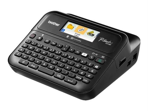 Brother P-Touch PT-D610BTVP - Étiqueteuse - Noir et blanc - transfert  thermique - 24 mm de large - 180 dpi - jusqu'à 30 mm/sec - USB, Bluetooth  5.0 - outil de coupe 