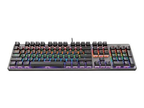 Trust Gxt 865 Asta Usb Qwerty Noir - Claviers (avec Fil, Usb, Clavier Mécanique, Qwerty, Led Rgb, Noir)