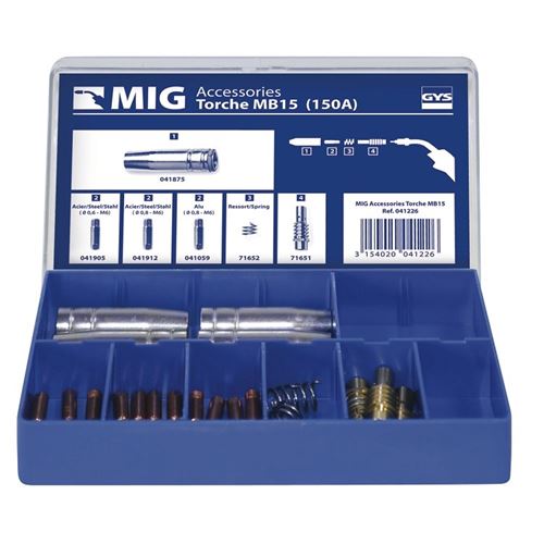 GYS - Kit d'accessoires pour torche MB 15 - 150 A - Image 3