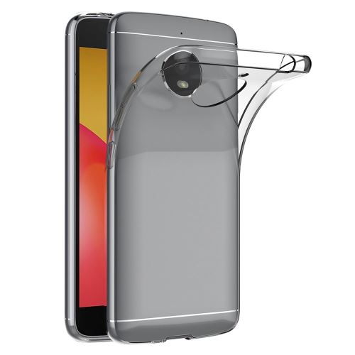 Housse Motorola Moto E4 Plus Etui Housse Coque de protection Ultra Fine Silicone TPU Gel [Jelly - Transparent] - ADVANSIA
