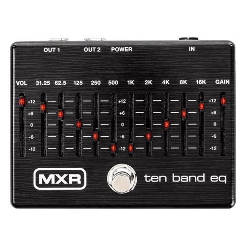 MXR M108S-BK - Egaliseur 10 bandes limited edition - Noir