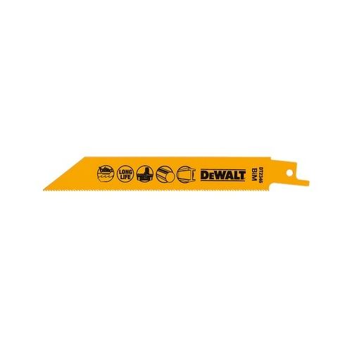 Lame Au Cobalt L.152 Mm Dewalt pour Machines Sans Fil - Métaux