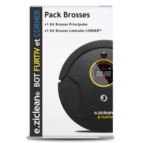 eziclean bot furtiv et corner - pack brosses