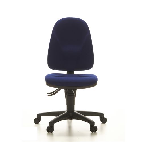Siège de bureau / Siège pivotant POINT 20, tissu bleu