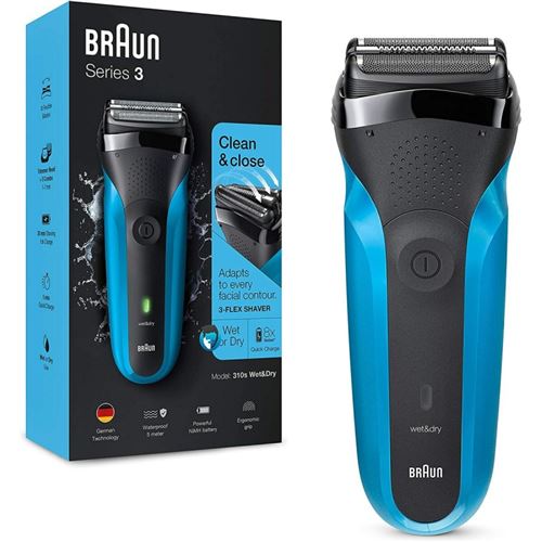 Braun Series 3 310s - Rasoir - Sans Fil - Bleu