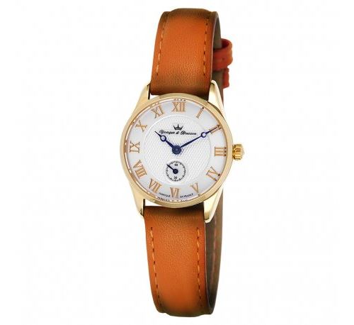 Yonger et Bresson Montres Orange Femme - DCP 078/BS19