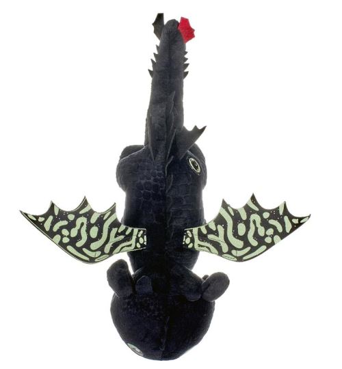 Peluche Sonore Dragons 3 Deluxe Krokmou 36 cm - Figurine de collection