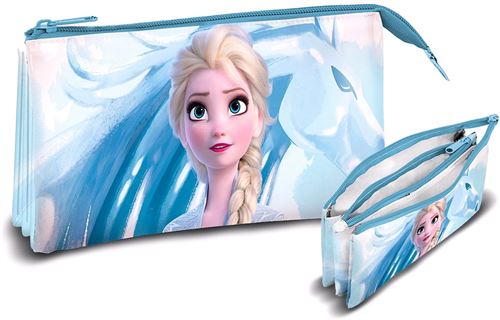 Disney pochette Filles congelées 22 x 13 cm polyester/PVC bleu