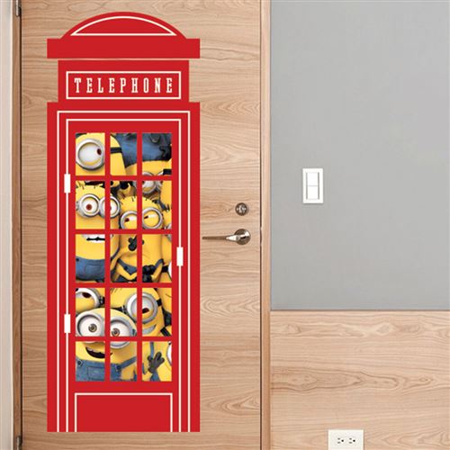 IMAGICOM Stickers geant Téléphone Les Minions