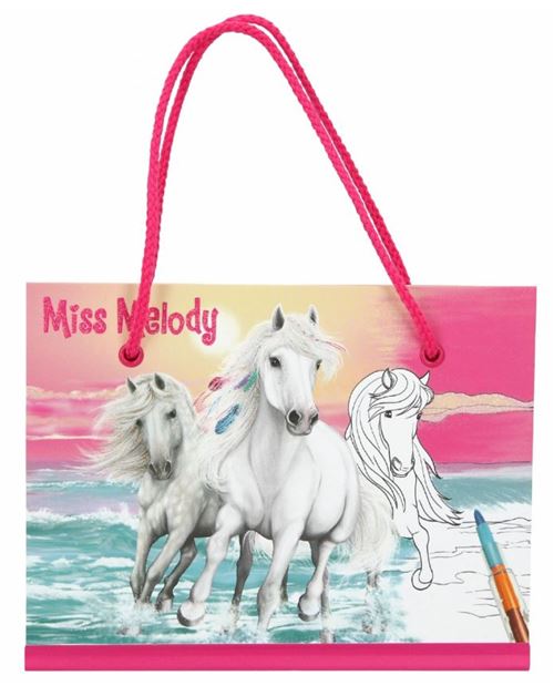 Miss Melody livre de coloriage filles 17 cm papier 2 parties