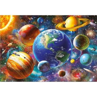 Puzzle planetes et systeme solaire - 500 pieces - educa collection univers  - Puzzle - Achat & prix