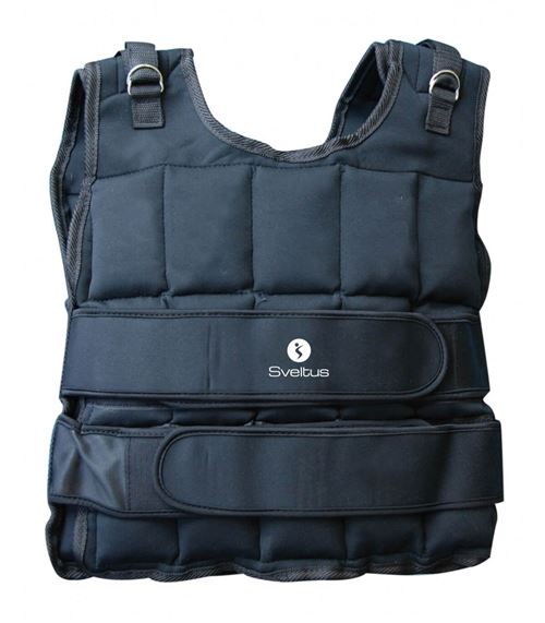 Sveltus Noir Gilet De Poids 1-10 Kilo Taille Unique