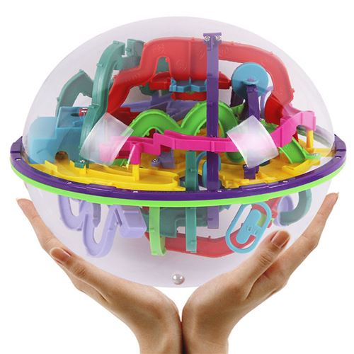 Puzzle 3D Jeu De Labyrinthe Interactif De Balle Avec 299 Defis Multicolore K49 Puzzle 3D Achat prix fnac