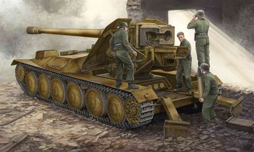 12,8cm Pak 44 Waffenträger Krupp 1 - 1:35e - Trumpeter