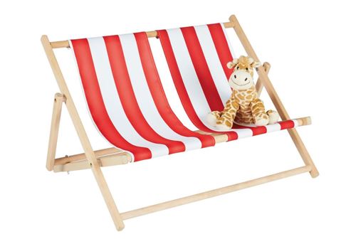 Chaise longue 2 places en bois pour enfants Linus