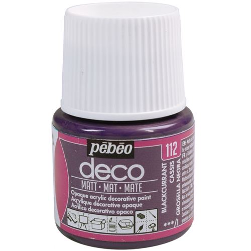 P&eacute;b&eacute;o Deco Peinture 45 ml Mat Cassis
