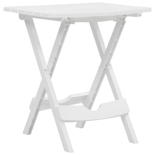 VIDAXL - Table de jardin pliante - Blanc - 45,5x38,5x50 cm - Image 3