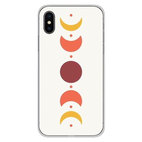 Coque en silicone imprimée compatible Apple iPhone XS Max Eclipse