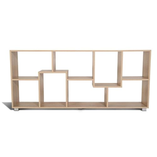 Étagère à double position bois imitation hêtre L 161 cm