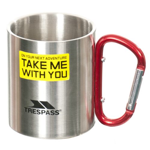 Trespass Bruski - Tasse de randonnée avec poignée mousqueton (Taille unique) (Argent) - UTTP564