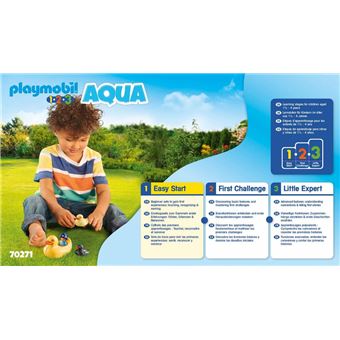 Playmobil 1.2.3 Aqua 70271 Famille de canards