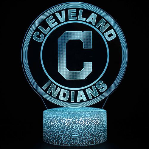 Stack Lampe 3D Tactile Veilleuses Enfant 7 Couleurs Avec Telecommande - Baseball #1419 - Image 1