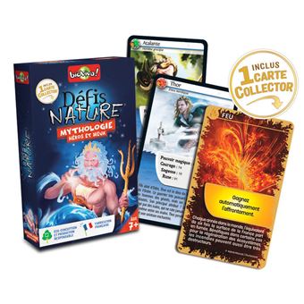 Jeu de cartes Bioviva Défis Nature Héros de la mythologie