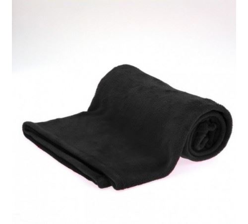 PLAID MICROFIBRE 125X150CM Gris anthracite