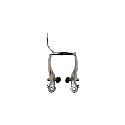 Promax Jeu de freins V-brake avant et arrière en aluminium argenté