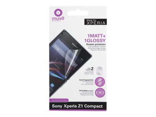 Muvit SESCP0014 - Schermbeschermerset - voor Sony XPERIA Z1 Compact