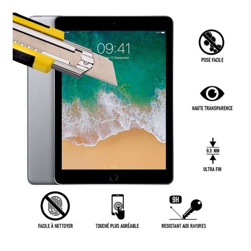 Film de protection en verre trempé pour Apple iPad 2,