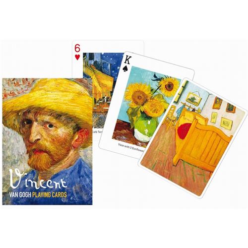 PIATNIK Jeu de 55 cartes VAN GOGH Multicolore
