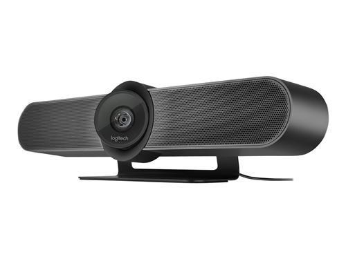 Logitech MeetUp - Caméra pour conférence - panoramique / inclinaison - couleur - 3840 x 2160 - audio - sans fil - Bluetooth LE / NFC - USB 3.0 - MJPEG - 1.04 kg