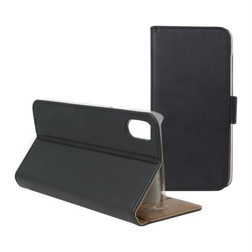 Housse Folio pour Mobile Iphone X Wallet Noir