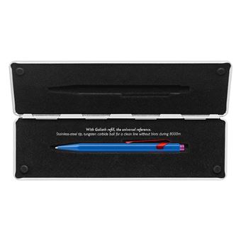 Stylo à bille Caran d'Ache 849 Claim your Style Bleu cobalt