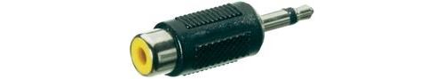 Adaptateur SpeaKa Professional 325111 [1x Jack mâle 3.5 mm - 1x Cinch / RCA femelle] 0 m noir