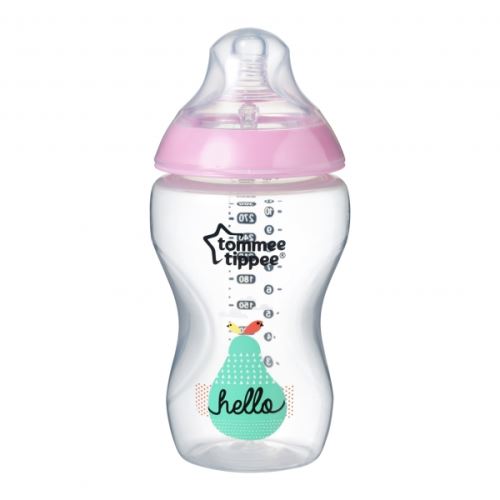 Biberon déco fille closer to nature 340ml - tommee tippee