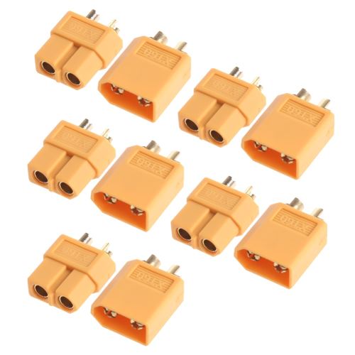 5 paires de connecteurs mâles femelles XT60 XT-60