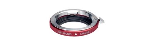'metabones Leica M Micro 4/3 adaptateur Rouge/chromé