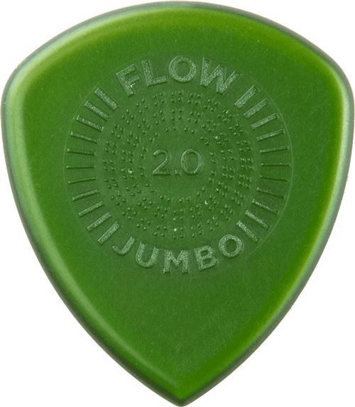 Dunlop 547P200 - 3 médiators Flow Jumbo Grip - 2.00 mm