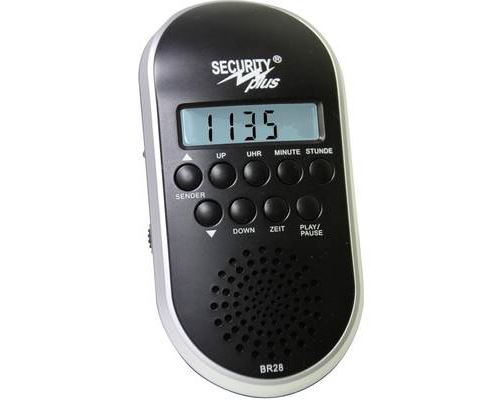 Radio pour vélo Security Plus 14001101 noir,argent 1 pc(s)