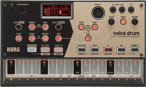 Korg VOLCA-DRUM - Synthétiseur de percussion numérique