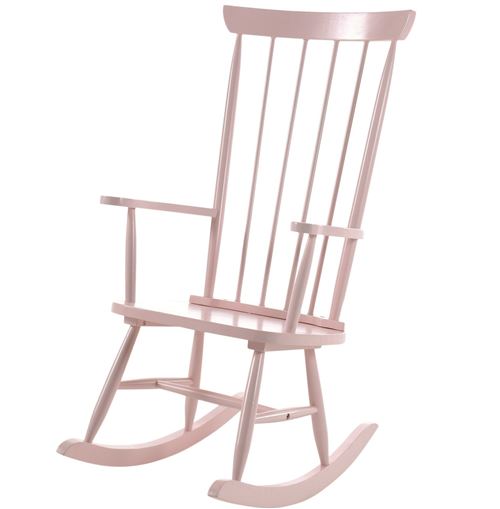 Vipack ERIK Chaise à bascule 124cm Rose