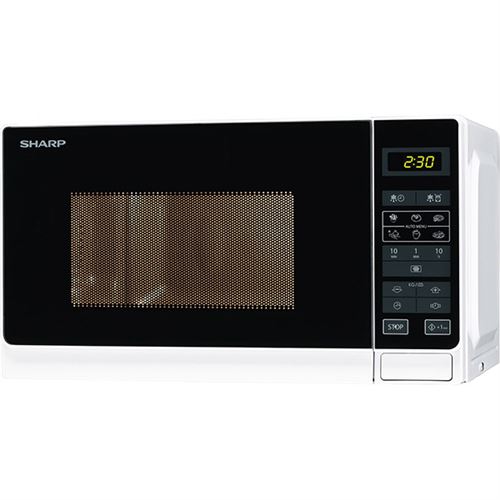 Sharp R-242(W)W - Four micro-ondes monofonction - pose libre - 20 litres - 800 Watt - blanc